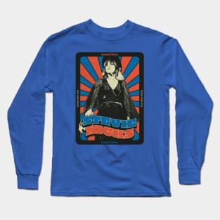 StevieNicks Kecrekan- VINTAGE RETRO STYLE - POPART Long Sleeve T-Shirt